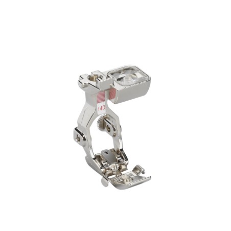 Zipper foot with guide dual feed with sensor no. 14D