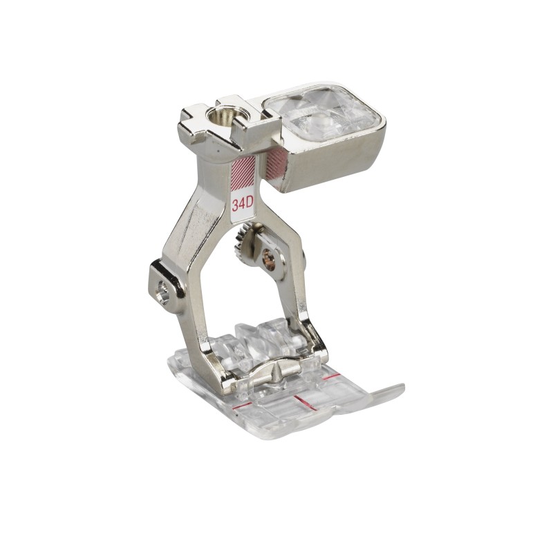 Reverse pattern foot  with clear sole dual feed no. 34D