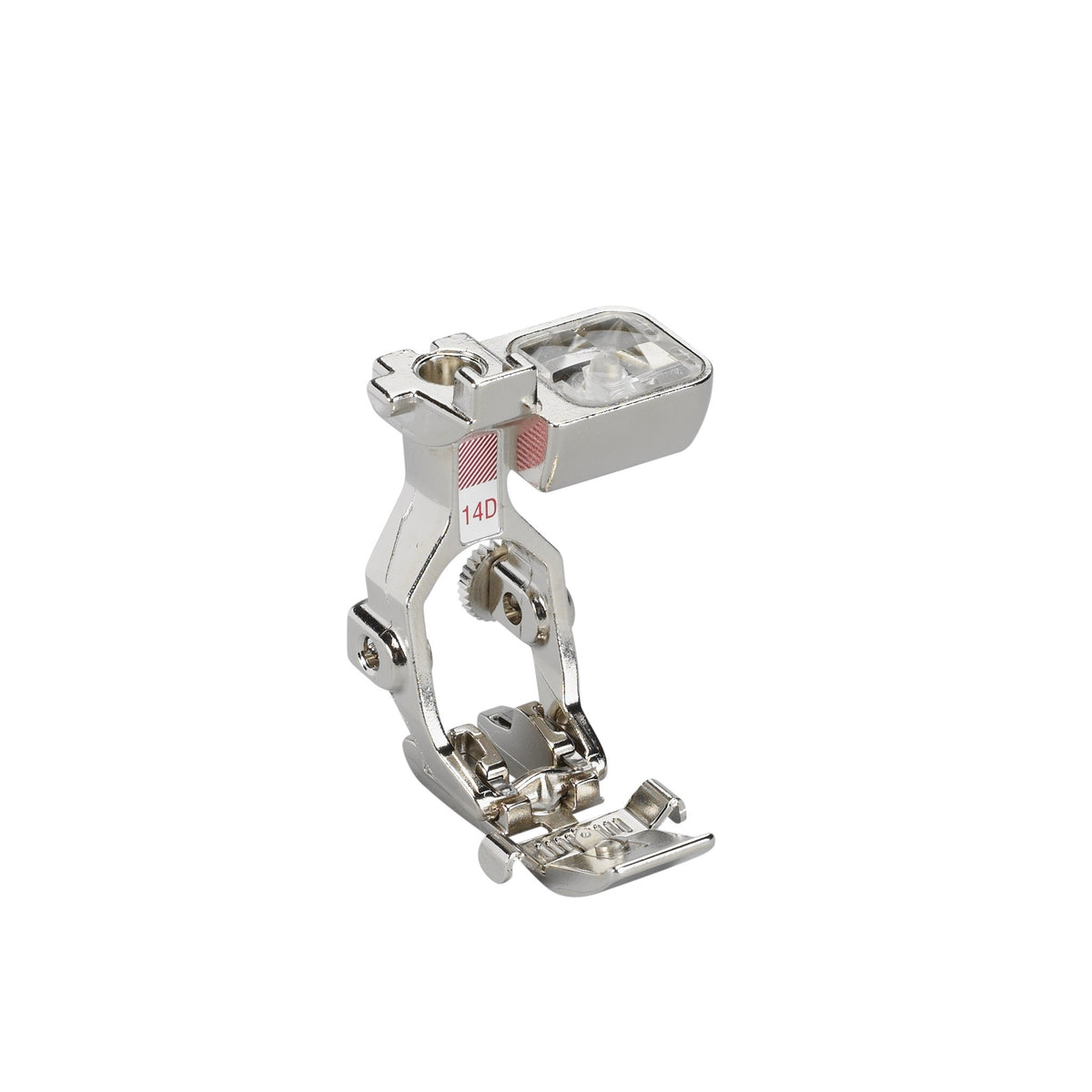 Zipper foot with guide dual feed with sensor no. 14D